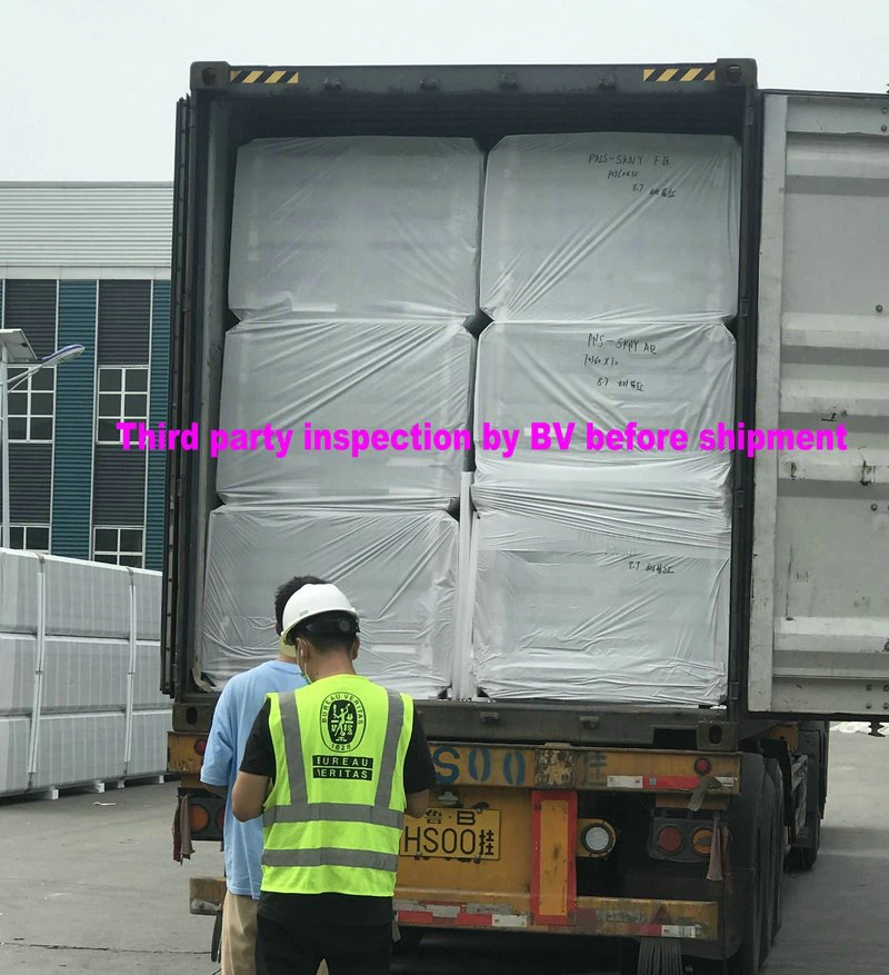 Third party inspection by BV before shipment