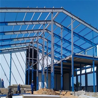 Structure en acier de poutre en H et de poutre en C